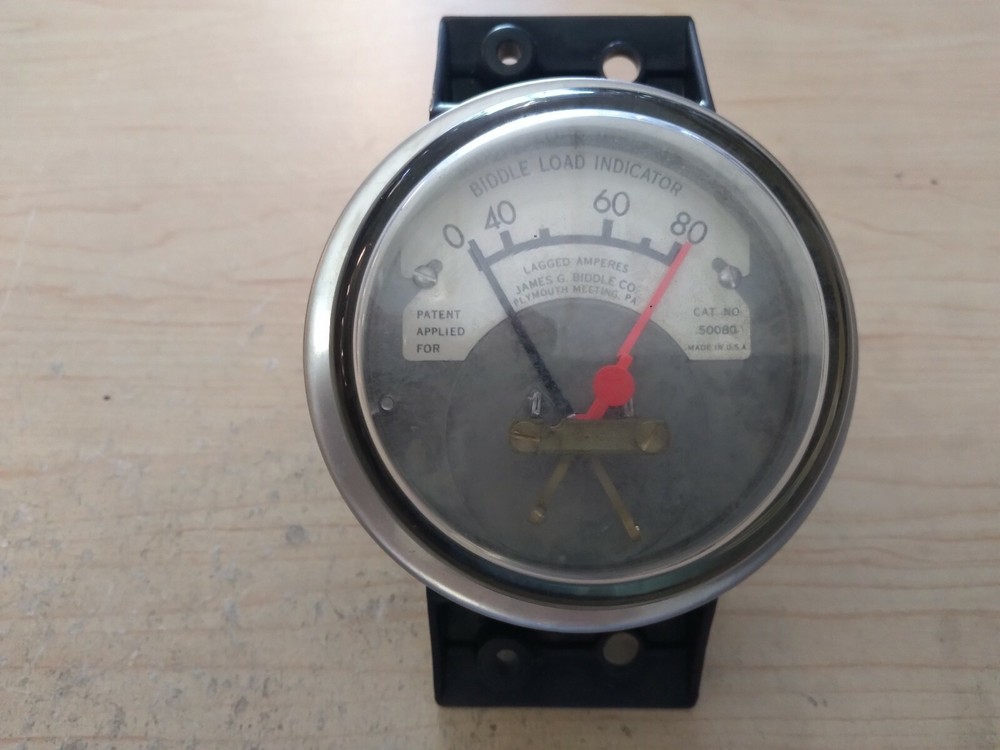 NEW BIDDLE 50080 LOAD INDICATOR - NEW OLD STOCK