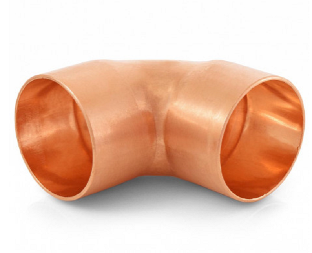 2" Copper 90° Elbow - Perfect for Distilling Columns - Fits standard 2 inch pipe