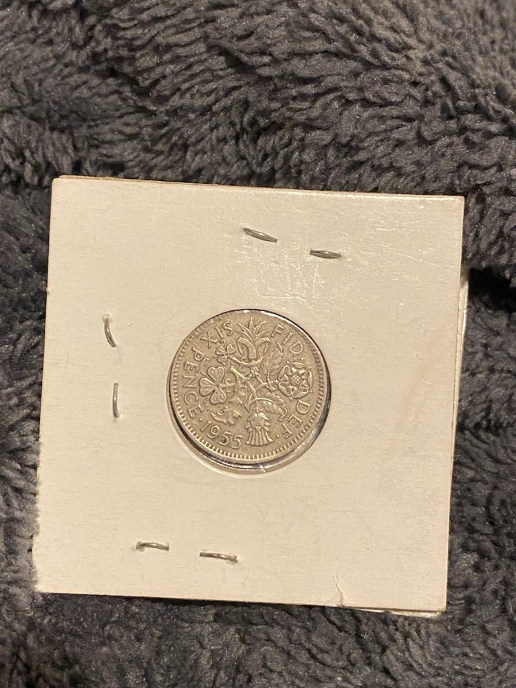 1955 Great Britain Six Pence