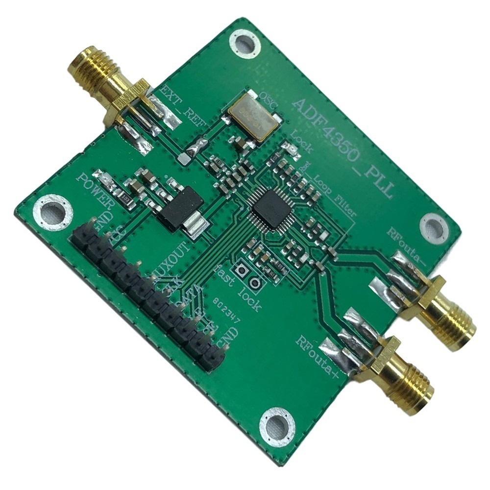 ADF4350 RF Signal Source Module for Various Applications with Connector