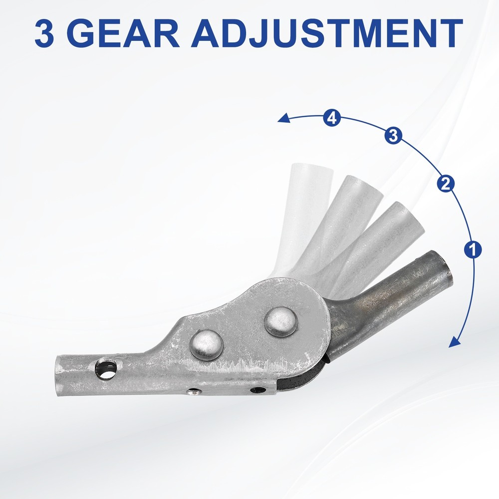 4Pcs Adjustable Sofa Hinge, 125 Degree Slanted 3 Gear Support Joint for Sofa