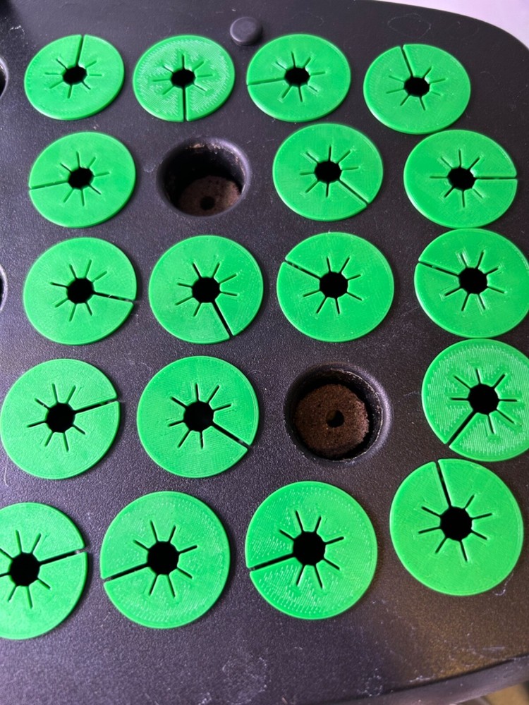 Flexible Aerogarden Seed Starter Tray Sponge Covers Keep Algae Down Reusable Grn