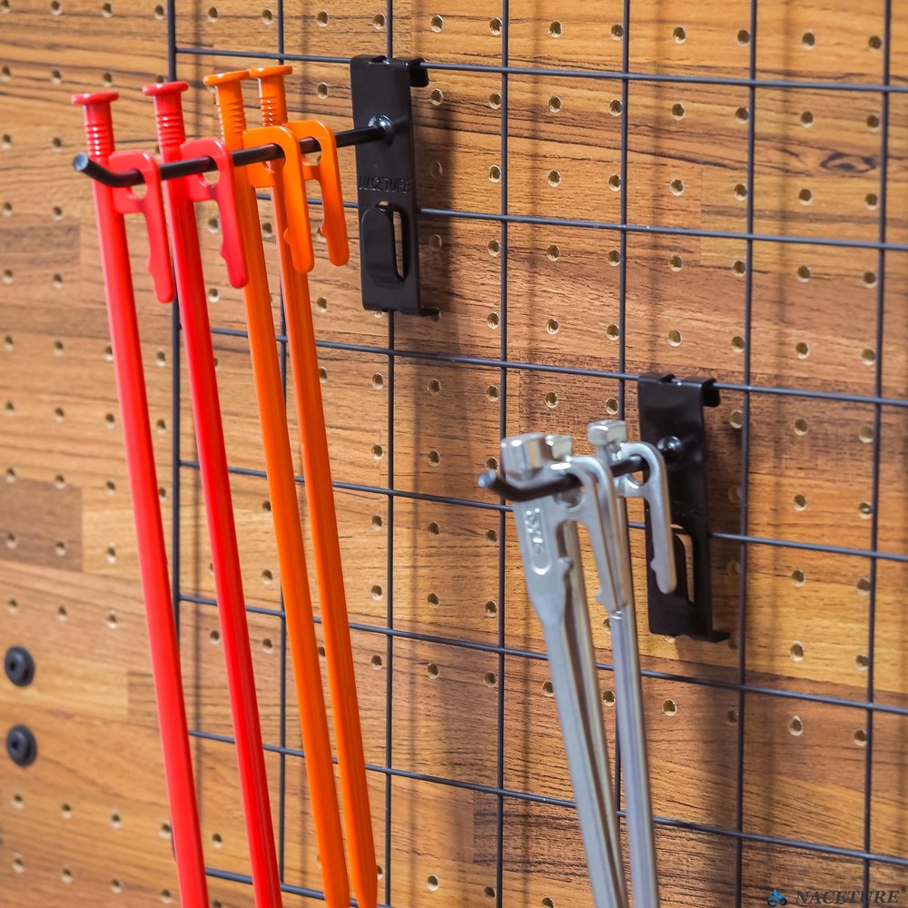 Double Gridwall Hooks- 24 Pcs Display Hooks for Grid Wall Panel- Grid Wall Ho...