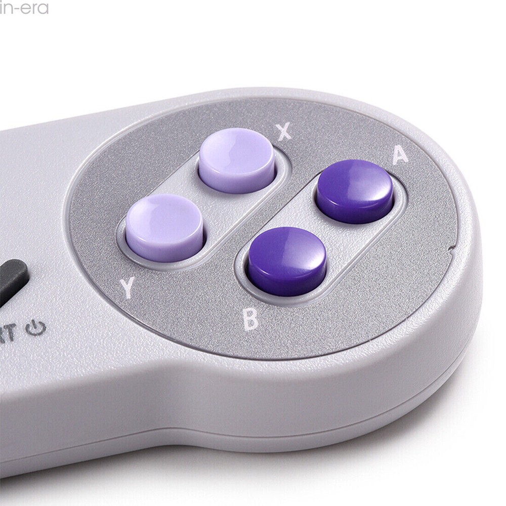 Wireless SNES Controller Gamepad Joystick & USB Receiver for PC Mac Video Games