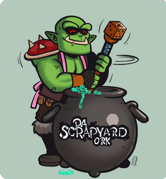 Shadow & Flame 16mm Dice Set. Custom Inspired Dice