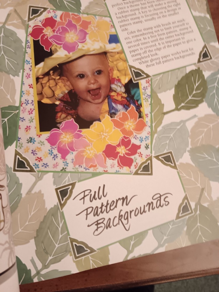 decorative scrapbooking book