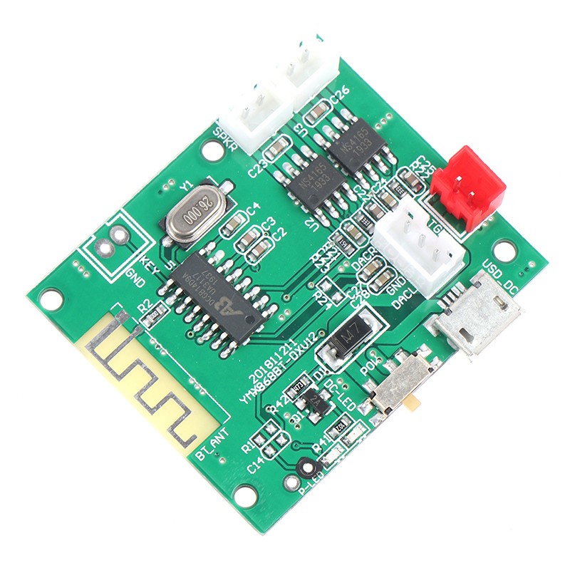 Bluetooth 5.0 Amplifier Board Mini 5W*2 Stereo Power Amp Decoder Audio Modu.S Jf