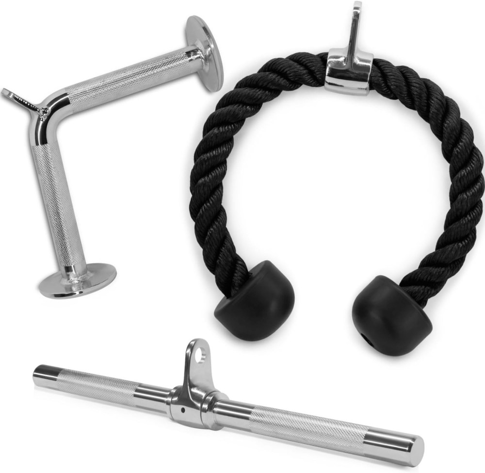 Tricep Press Down Cable Machine Attachment Set - Elevate Your Strength Training