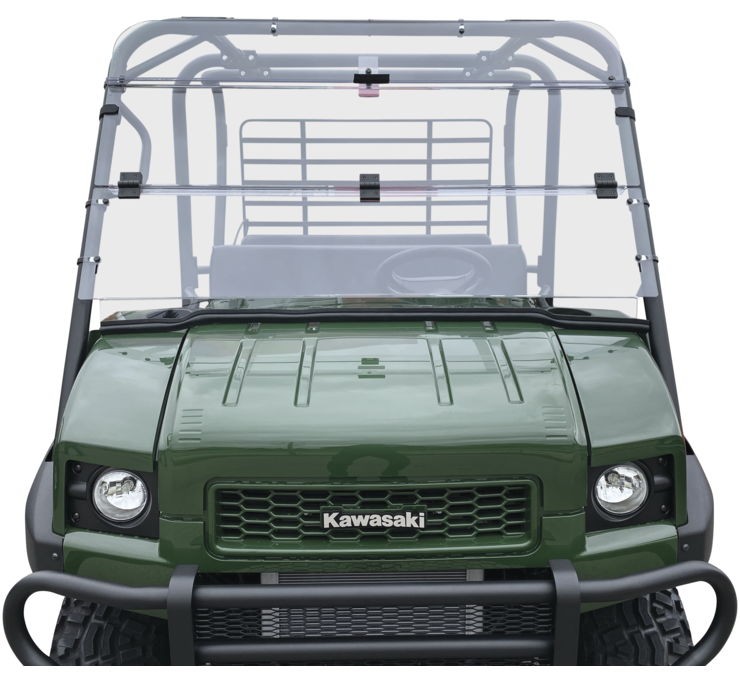 QB Windbreak Half Folding Windshield for Can Am Commander 1000 4x4 11-20