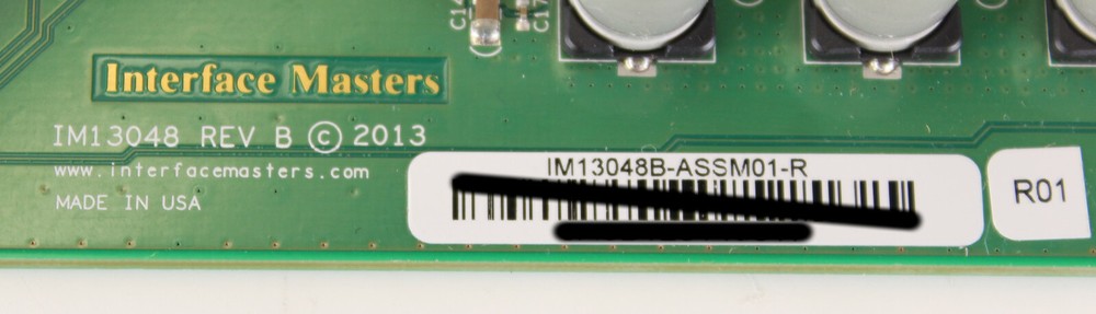 Interface Masters IM13003 Power Module Adapter Backplane with Board Connector