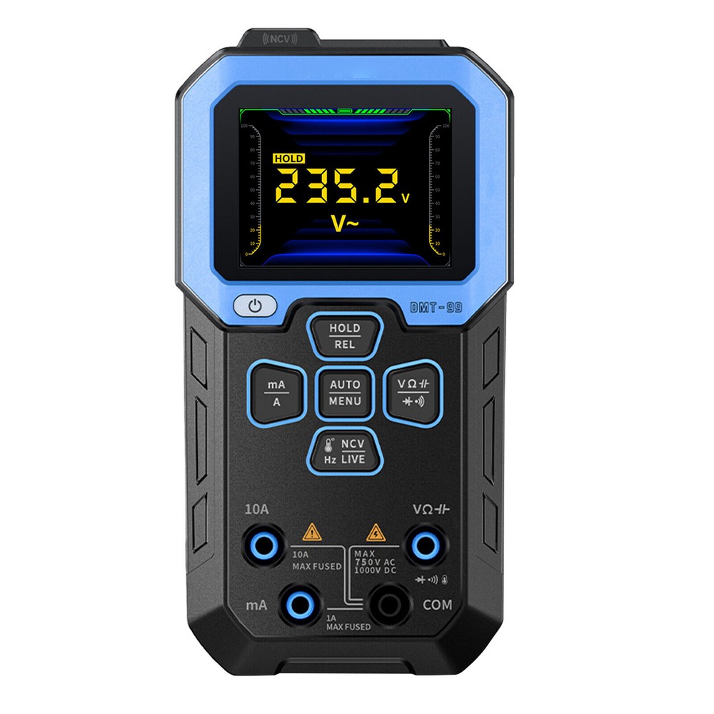 2.4" DMT-99 Digital Multimeter DC AC Auto-Range Current Voltage 10000 Counts