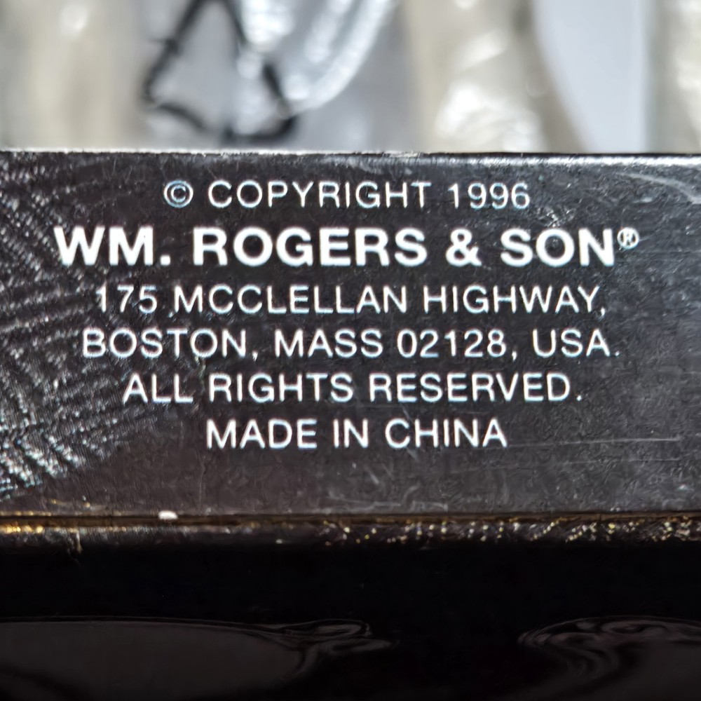 Wm Rogers Silverplate Photo Frame Set Vintage