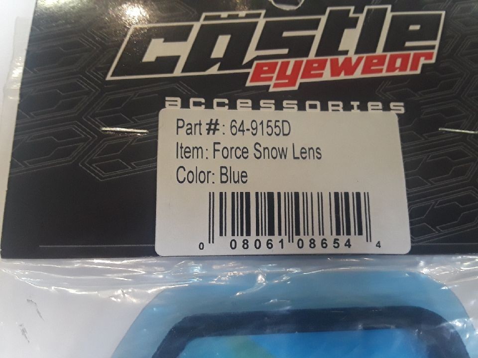 Castle Snow goggle lens