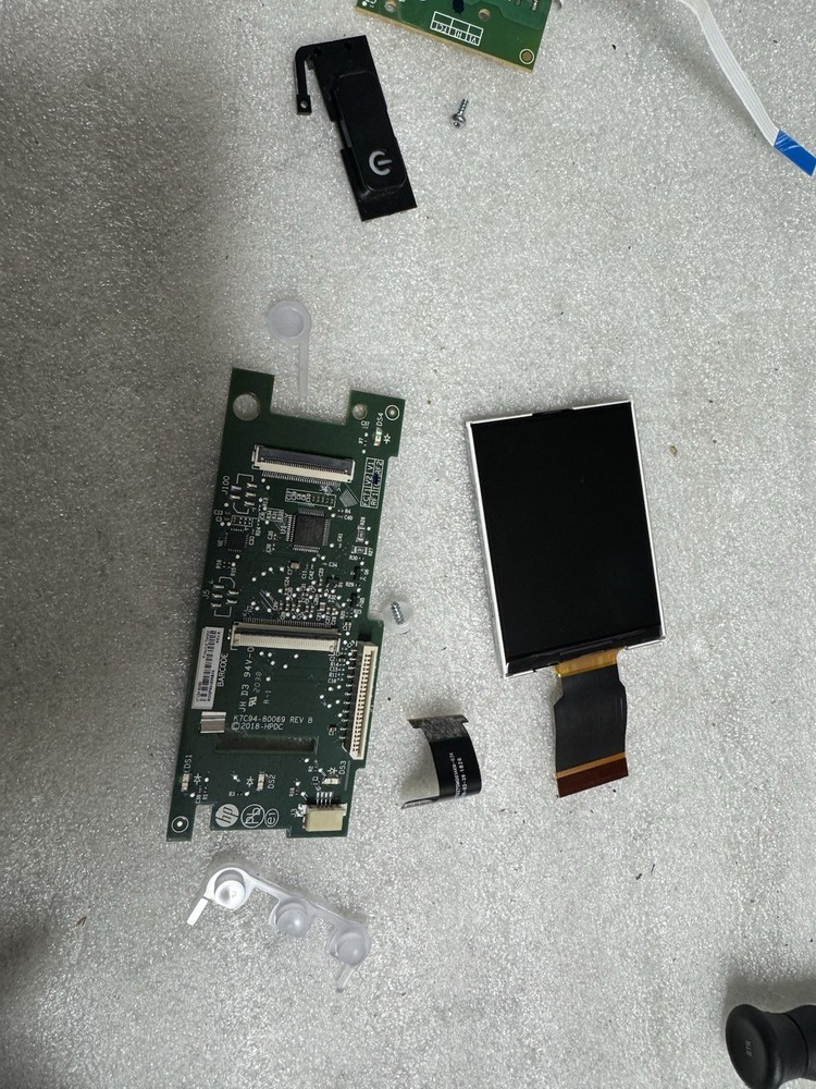 OEM internal digital display module and power button for HP Envy Photo 7858