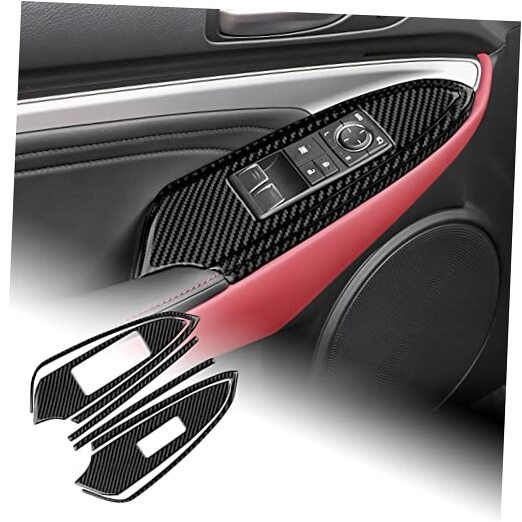 for Lexus RC Door Window Control Switch Panel Cover Door Window Cover Black