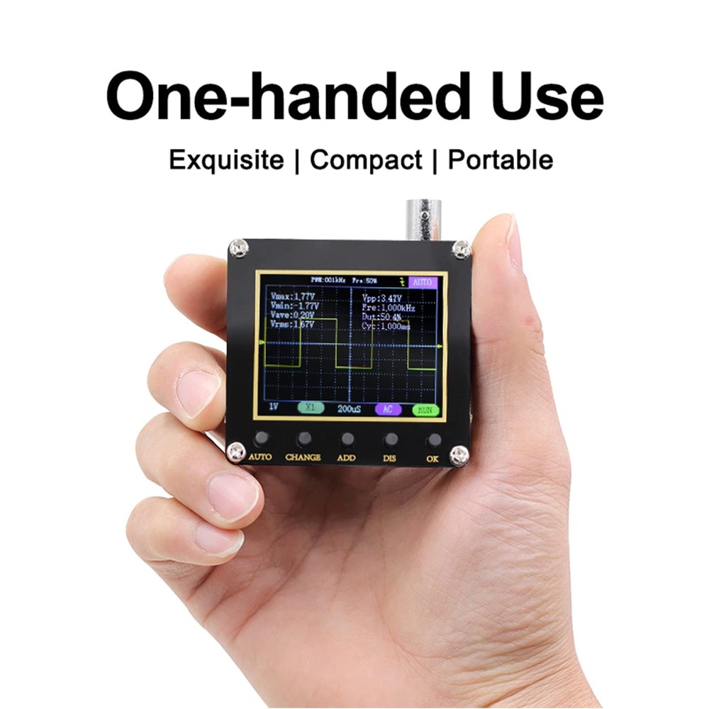 138Pro Mini Handheld Digital Oscilloscope Kit, 2.5MS/s High Sampling Rate, 20...