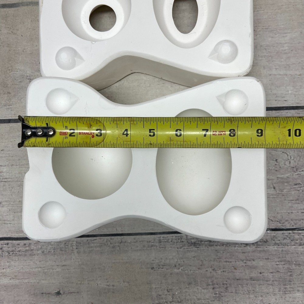 Holland Mold Ceramic Casting Mold Double Egg #H2567