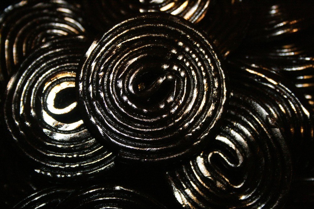 LICORICE WHEELS, 1LB
