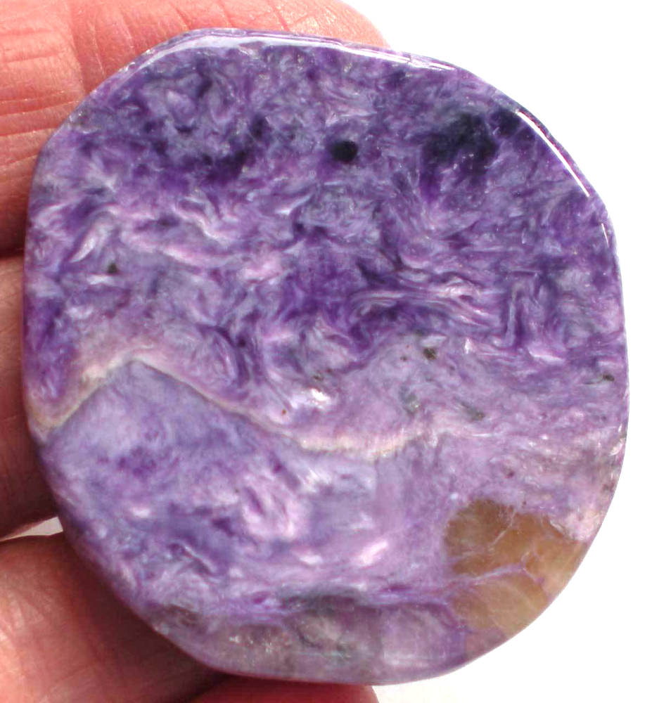 Charoite A Flat Palmstone sc761d