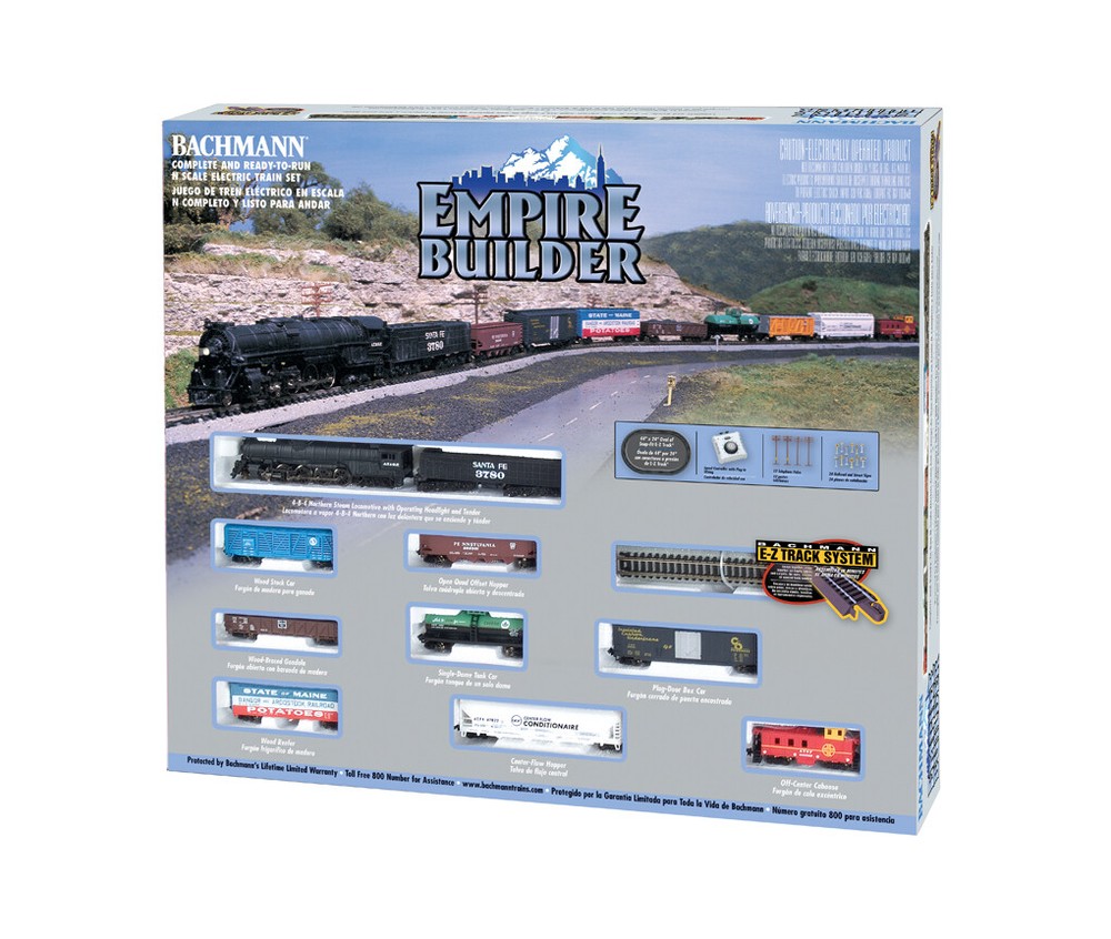Bachmann 24009 EMPIRE BUILDER (N SCALE) Starter Set NEW