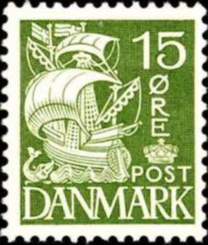 Denmark #Mi261 MH 1940 Sailship [238B]