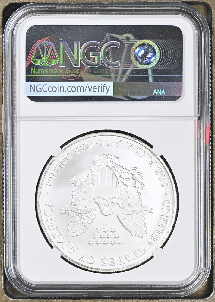 2007 Bullion Silver Eagles NGC MS-69