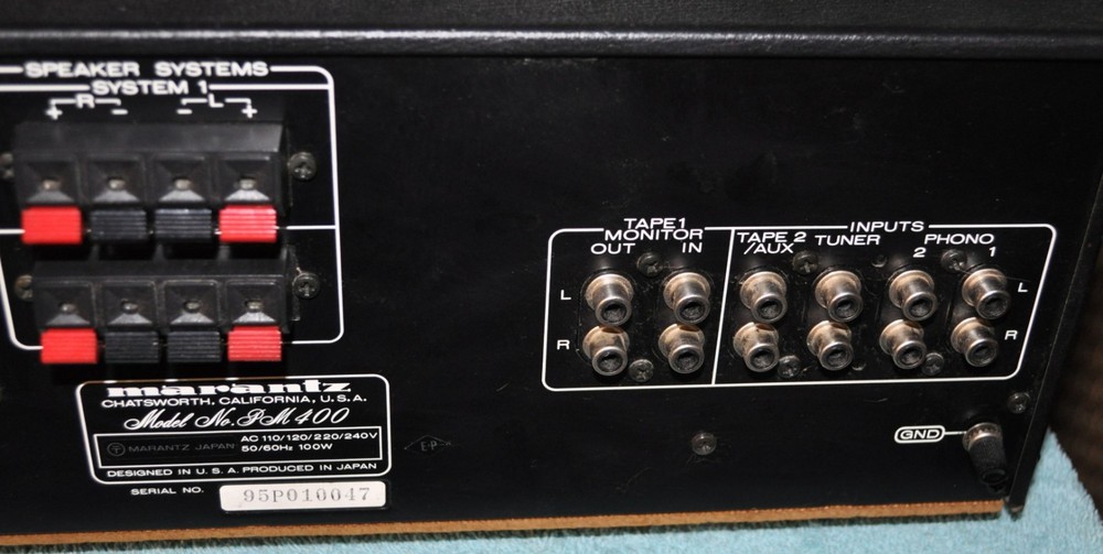 Marantz PM-400 Console Stereo Amplifier **TESTED NICE!**