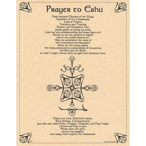 Prayer to Eshu poster