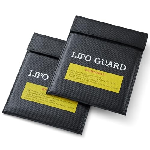 Lipo Safe Bag, Fireproof Explosion-Proof Lipo Battery Bag for Safe Charging