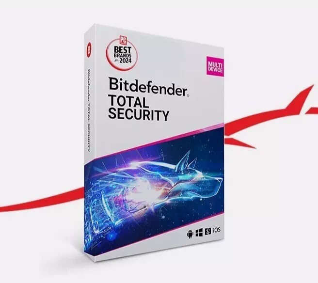Bitdefender Total Security 3 Years For 5 Devices Latest Version + Daily VPN