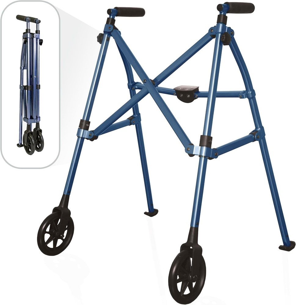 Pre-Assembled Lightweight Walker - 400lbs Capacity, Ideal for Enhanced Mobility