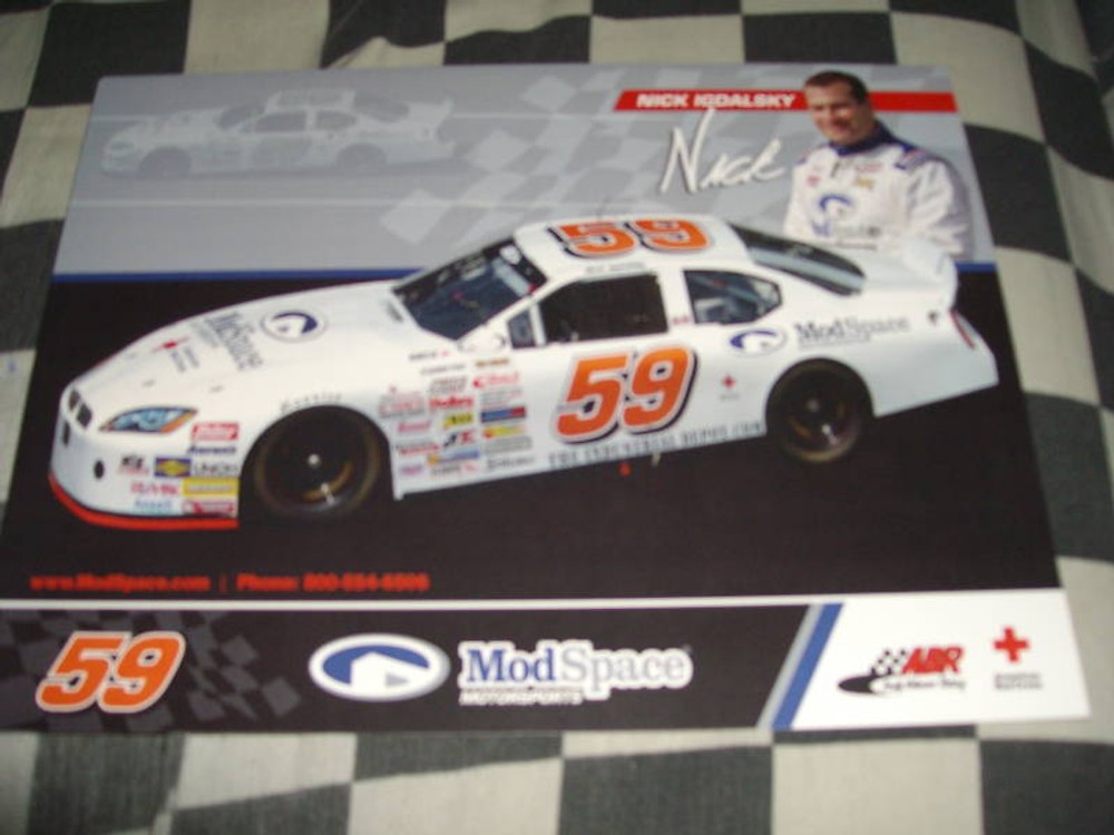 2010 NICK IGDALSKY #59 MOD SPACE ARCA POSTCARD