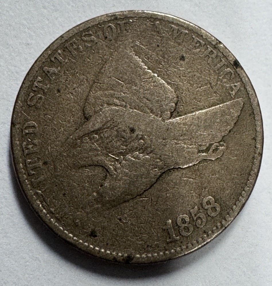 1858 Flying Eagle Cent US One Cent Penny, 426