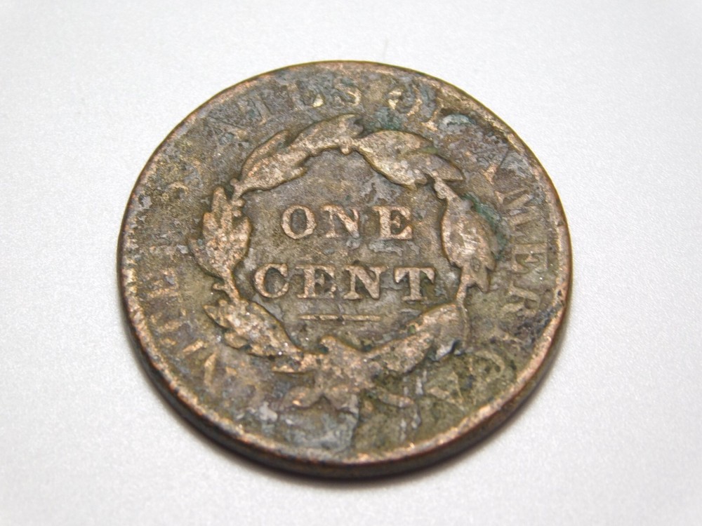 OLD US COINS 1831 CORONET HEAD LARGE CENT