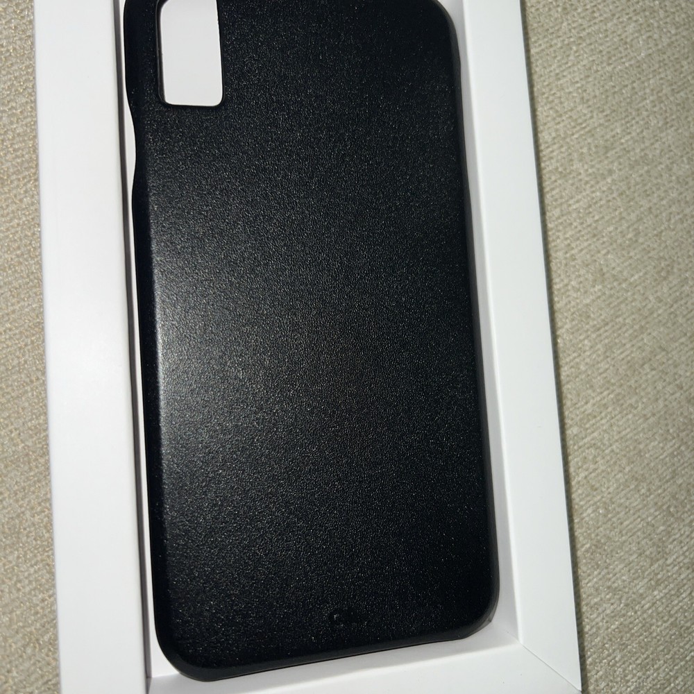 Case-Mate Barely There Genuine Leather - Black IPhone XS Max