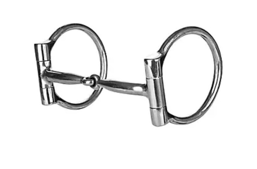 SS Offset Dee Snaffle Bit 4.5” Mouth