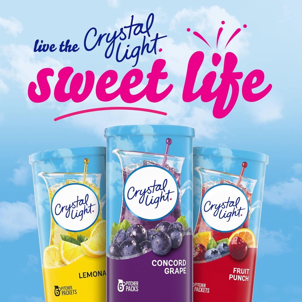 Crystal Light Concord Grape Drink Mix (6 Pitcher Packets)