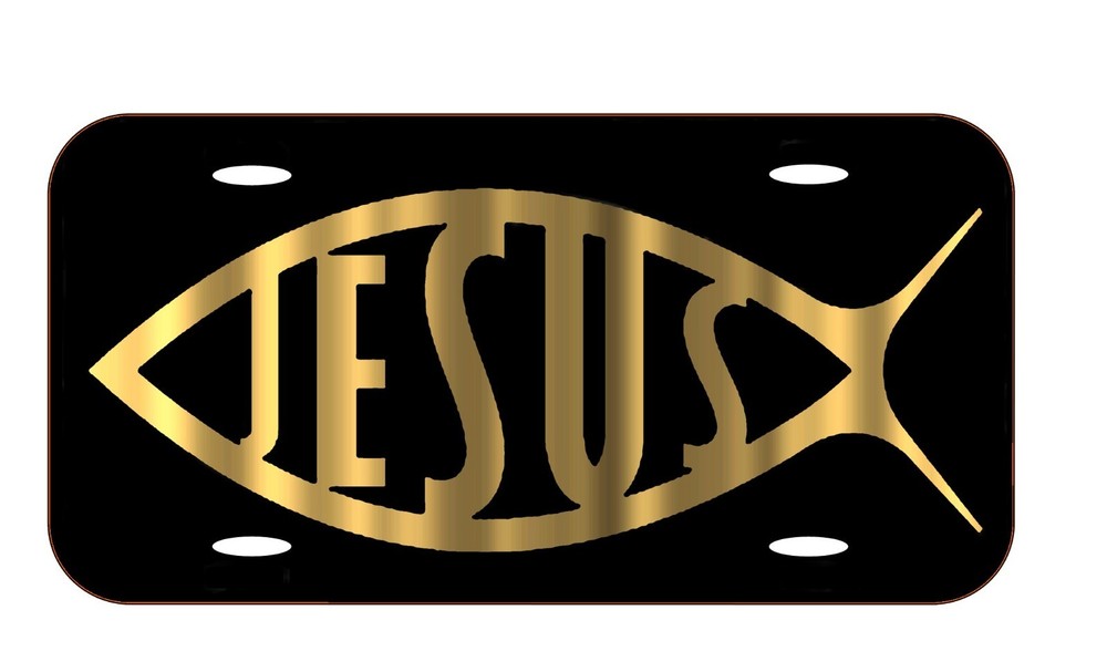 LICENSE PLATE JESUS