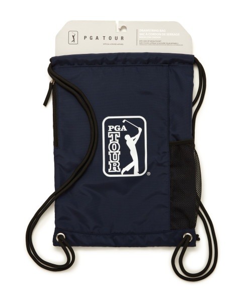 New PGA Tour Golf Solid Drawstring Bag Peacoat