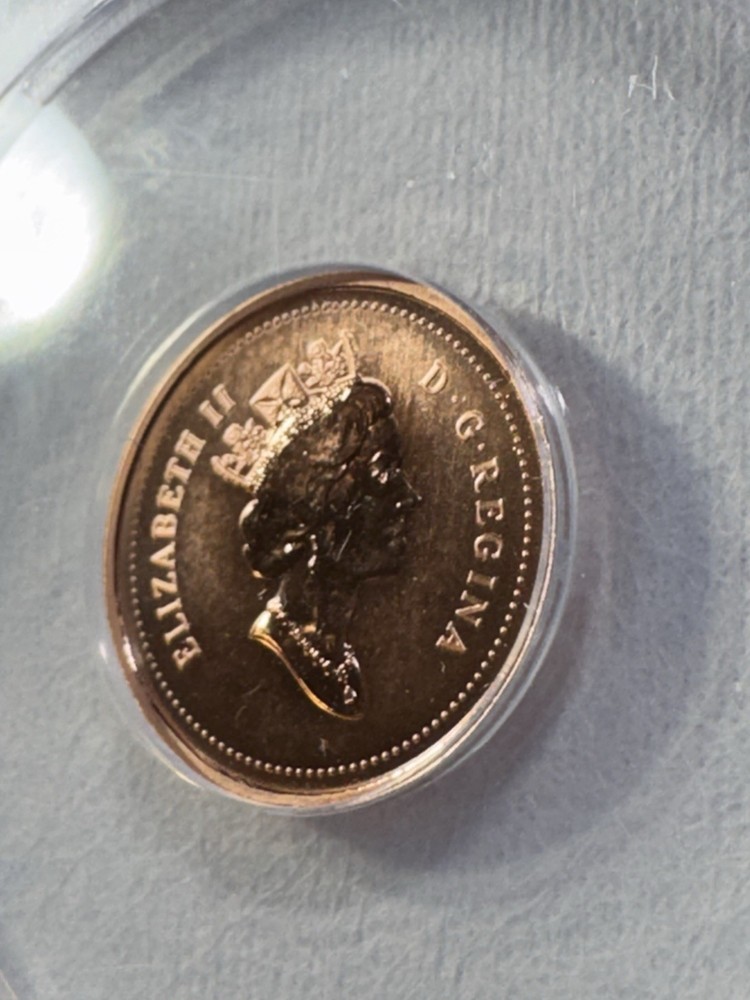 2000 Canada 1 Cent Graded SP 68 Cameo by ANACS Specimen