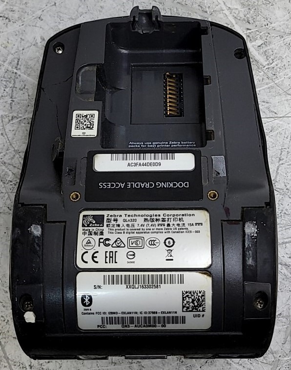 ZEBRA qln320 Thermal Label Printer SEE NOTES
