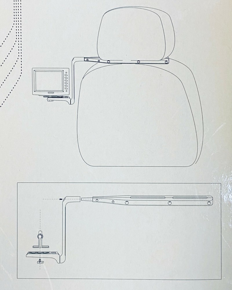 Pyle Universal Headrest Mounting Kit