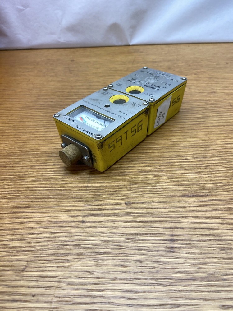 Vintage Coal Mining Bacharach Canary Permissable Methane Detector