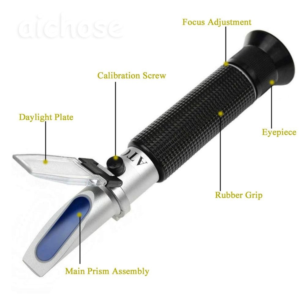 3-in-1 Animal Clinical Refractometer, Measuring Animal's Health Index of Urin...