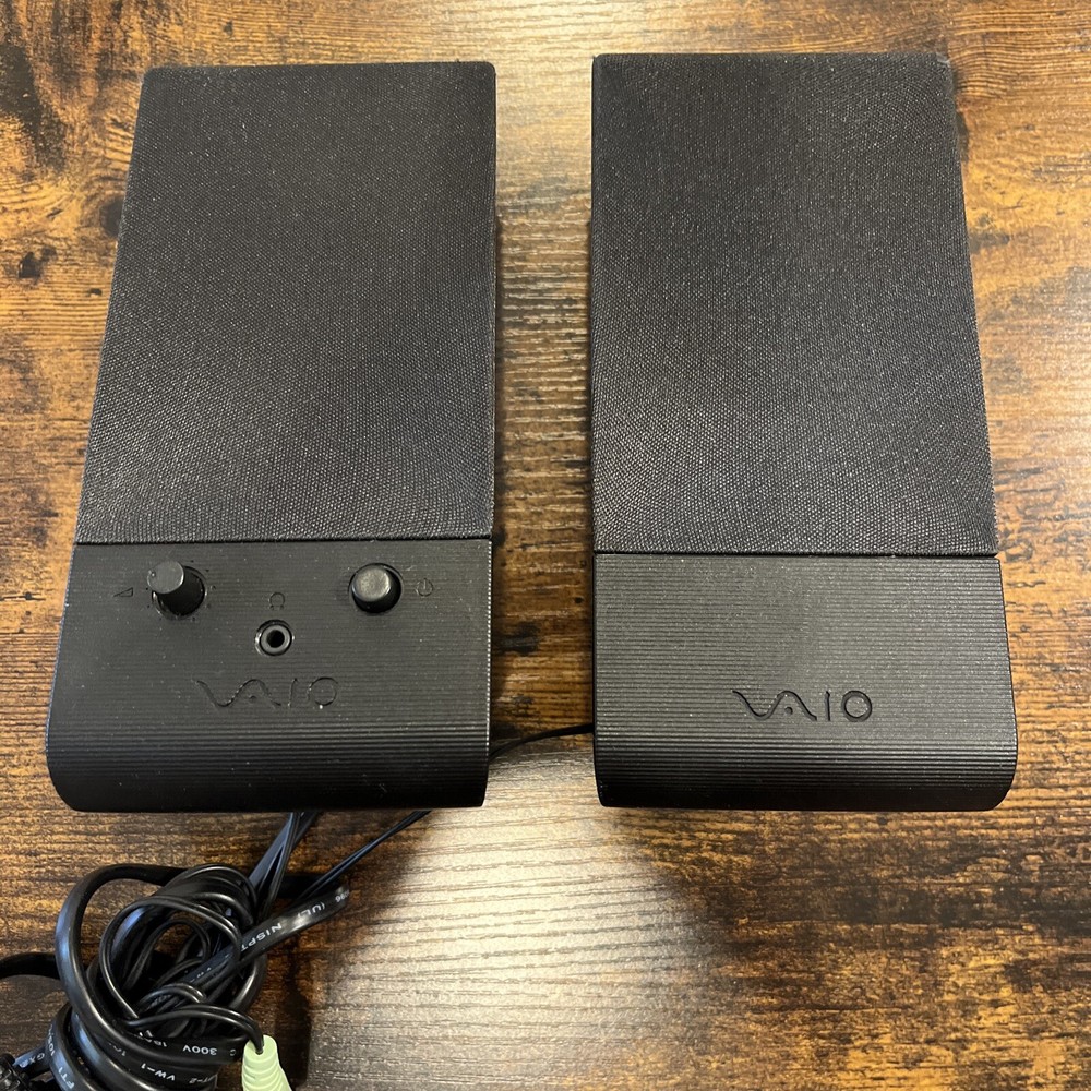 Sony model VGP – SP3, Vaio, Wired computer speaker pair, tested