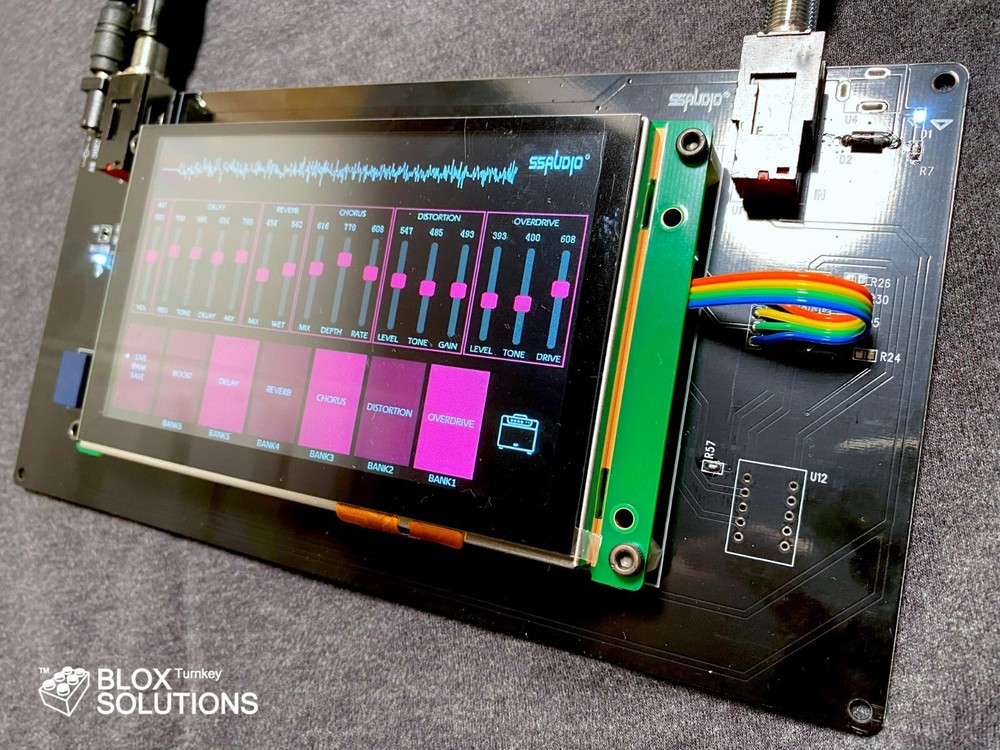 Guitar Multi Effect Touch Control Overdrive Distortion Chorus Reverb Delay Boost