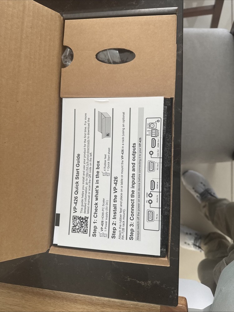 Kramer Electronics VP-426 HDMI/Computer Graphics Video & HDTV Digital ProScale™