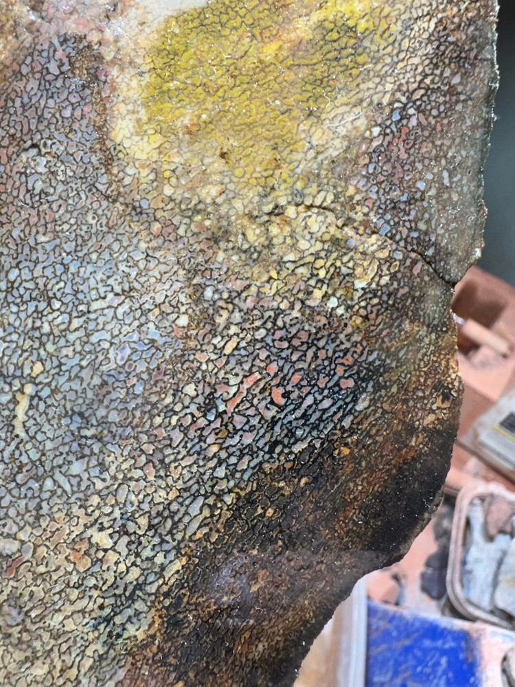 Dinosaur bone rough **hxtled slab.