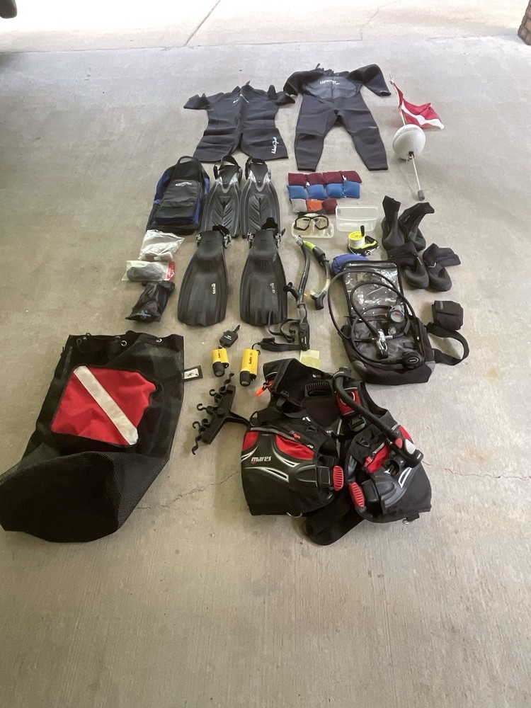 Mares Complete Diving Gear Set