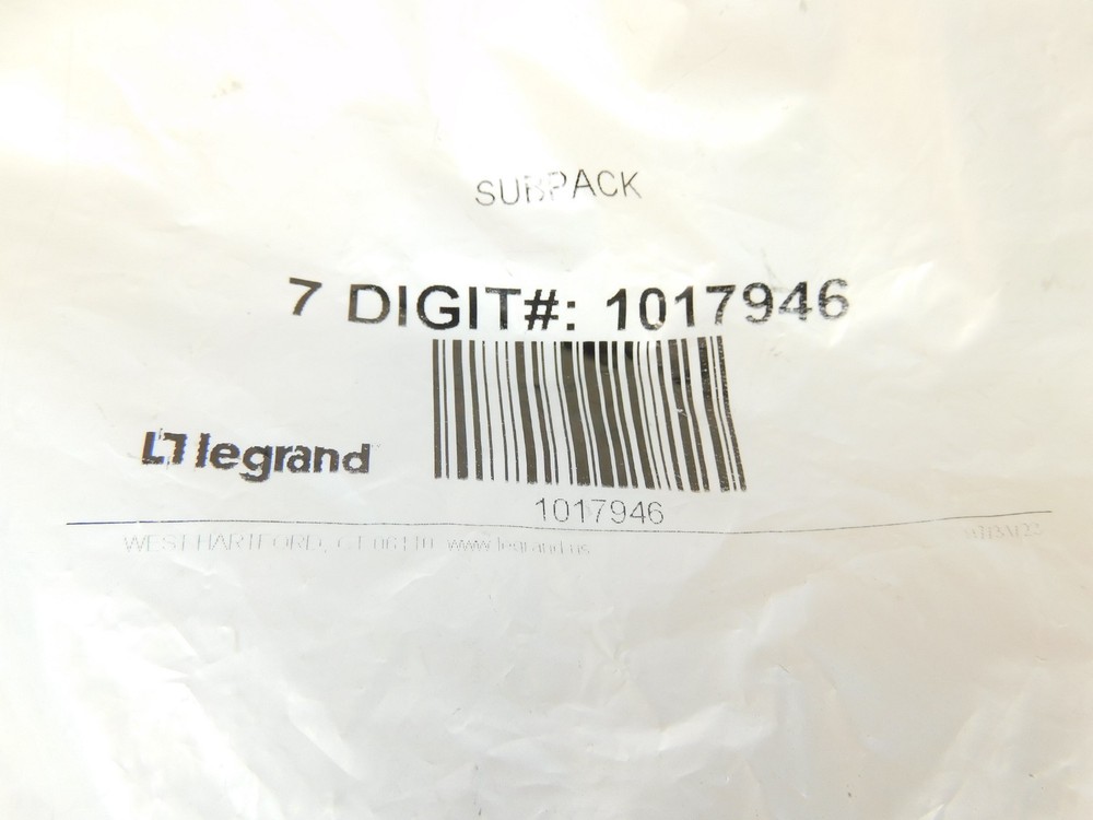 Legrand Wiremold 1017946 Subpack